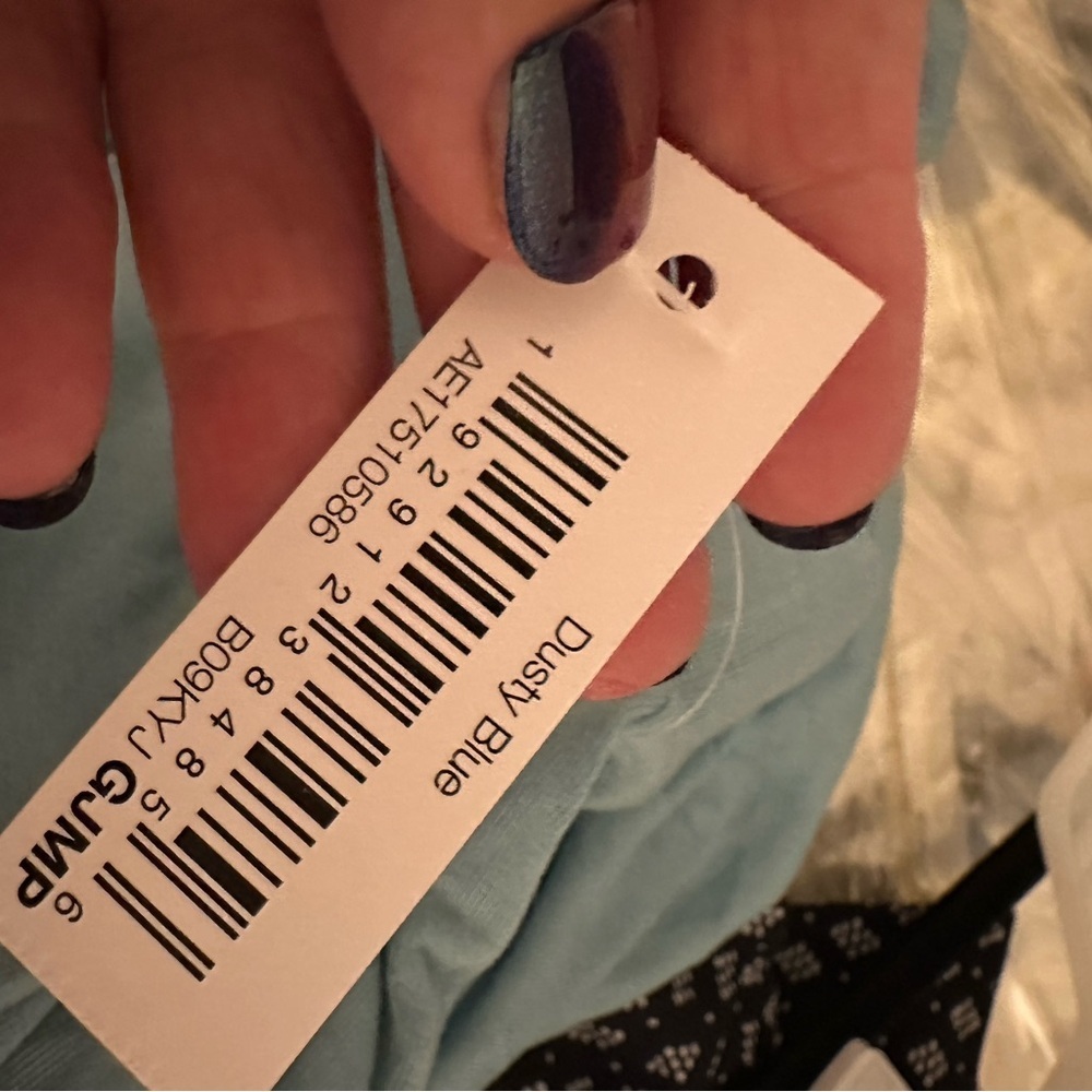 Amazon Blue Ankle & Cropped Lounge pants - Picture 5 of 6